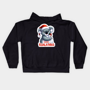 Merry Koala-Mas Kids Hoodie